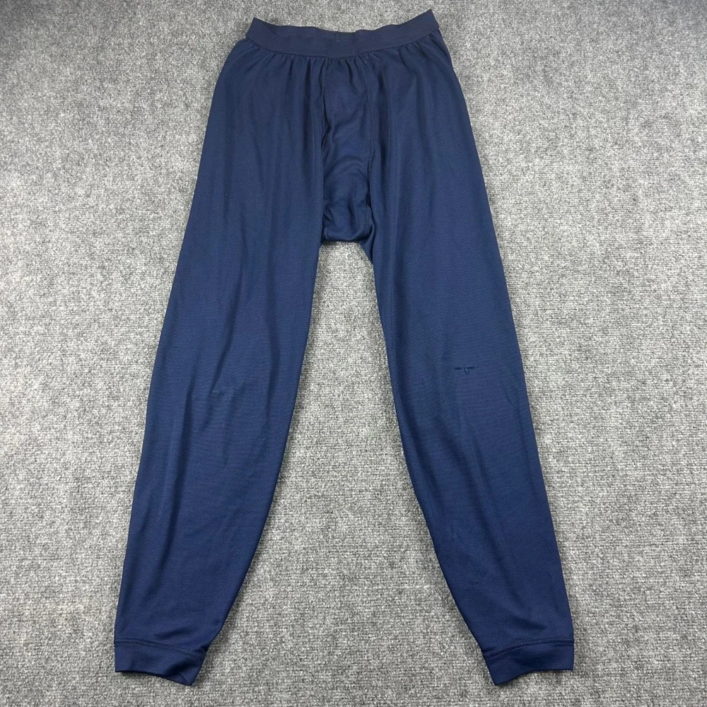 Patagonia Capilene Pants Mens L Navy Blue Base Layer Leggings Made‎ USA Thermal